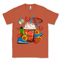 Copper Basketball Frappe Coffee Classic Tee - FaDigitalArtStudio