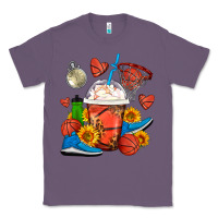Lavender Basketball Frappe Coffee Classic Tee - FaDigitalArtStudio