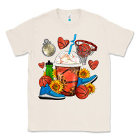 Natural Basketball Frappe Coffee Classic Tee - FaDigitalArtStudio