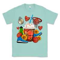 Seafoam Basketball Frappe Coffee Classic Tee - FaDigitalArtStudio