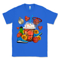 True Royal Basketball Frappe Coffee Classic Tee - FaDigitalArtStudio