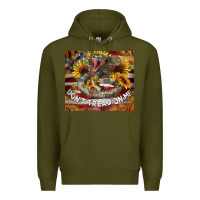 Army Green rattle snake don't tread on me tumbler Premium Hoodie - BarkalooDesign