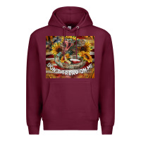 Burgundy rattle snake don't tread on me tumbler Premium Hoodie - BarkalooDesign