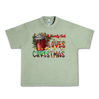 Oil Green afamilytloveschristmas Urban Heavy Tee - CowhideDigitalArt