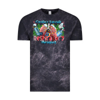 Cloud Black santa's favorite respiratory therapist Vintage Tee - CowhideDigitalArt