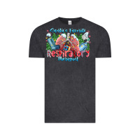 Vintage Black santa's favorite respiratory therapist Vintage Tee - CowhideDigitalArt