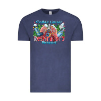 Vintage Denim santa's favorite respiratory therapist Vintage Tee - CowhideDigitalArt