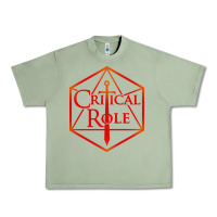 Oil Green critical role Urban Heavy Tee - DesigneFamous