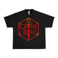 Black critical role Urban Heavy Tee - DesigneFamous