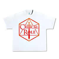 White critical role Urban Heavy Tee - DesigneFamous