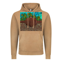 Vintage Camel custom cactus and sunflowers leopard turquoise Vintage Hoodie - Artiststas