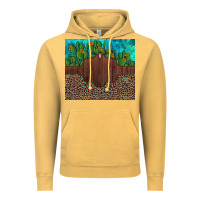 Vintage Mustard custom cactus and sunflowers leopard turquoise Vintage Hoodie - Artiststas