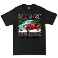 Black Farm Fresh Christmas Trees Cut Your Own Premium Tee - FaDigitalArtStudio