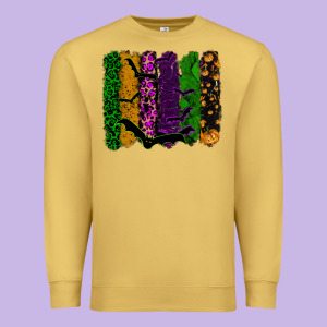 Halloween Brushstroke Premium Sweatshirt Designed By Ranaportraitstore