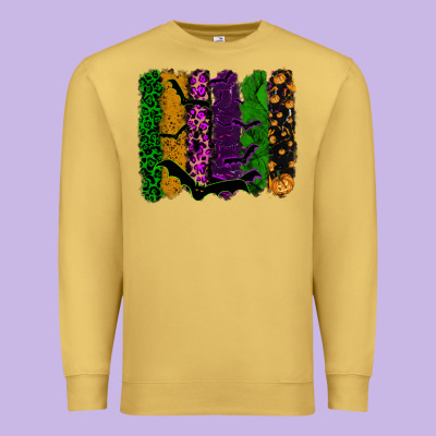 Halloween Brushstroke Premium Sweatshirt Designed By Ranaportraitstore