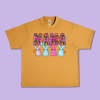 Easter Day Mamaa Urban Heavy Tee Designed By Cowhidedigitalart