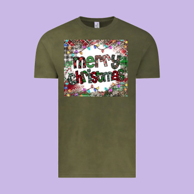 Merry Christmas Vintage Tee Designed By Cowhidedigitalart