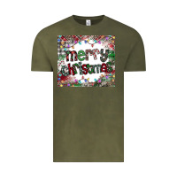 Vintage Olive merry Christmas Vintage Tee - CowhideDigitalArt