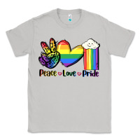 Moon Dust Peace love Pride Classic Tee - FaDigitalArtStudio