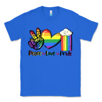 True Royal Peace love Pride Classic Tee - FaDigitalArtStudio