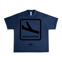 Navy sully movie silhouette Urban Heavy Tee - DesigneFamous