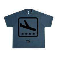 Midnight Navy sully movie silhouette Urban Heavy Tee - DesigneFamous