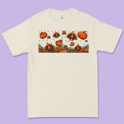Turkey Thanksgiving Pumpkin Libbey Glass Premium Tee Designed By Bundleandbundleshop