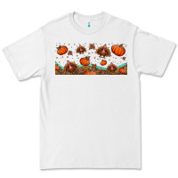 White turkey thanksgiving pumpkin libbey glass Premium Tee - BundleAndBundleShop
