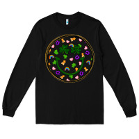 Black st patrick s day smiley face Long Sleeve Tee - Artiststas
