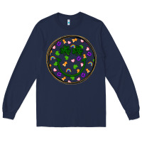 Navy st patrick s day smiley face Long Sleeve Tee - Artiststas