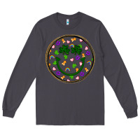 Smoke st patrick s day smiley face Long Sleeve Tee - Artiststas