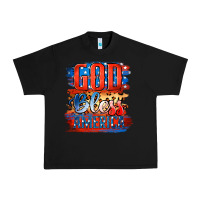 Black God Bless America Urban Heavy Tee - Jasminsmagicworld