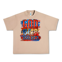 Burro God Bless America Urban Heavy Tee - Jasminsmagicworld