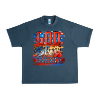 Midnight Navy God Bless America Urban Heavy Tee - Jasminsmagicworld