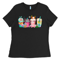 Black easter day coffee gnome Ladies Tee - CowhideDigitalArt