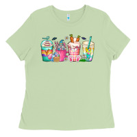 Matcha easter day coffee gnome Ladies Tee - CowhideDigitalArt