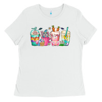 White easter day coffee gnome Ladies Tee - CowhideDigitalArt