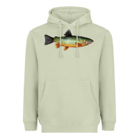 Matcha Greenback Cutthroat Trout Fish Heavyweight Hoodie - RanaPortraitStore
