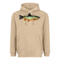 Mushroom Greenback Cutthroat Trout Fish Heavyweight Hoodie - RanaPortraitStore