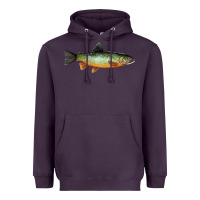 Plum Greenback Cutthroat Trout Fish Heavyweight Hoodie - RanaPortraitStore