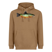 Toasted Coconut Greenback Cutthroat Trout Fish Heavyweight Hoodie - RanaPortraitStore