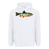 White Greenback Cutthroat Trout Fish Heavyweight Hoodie - RanaPortraitStore