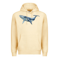 Pina Colada humpback whale Premium Hoodie - BarkalooDesign