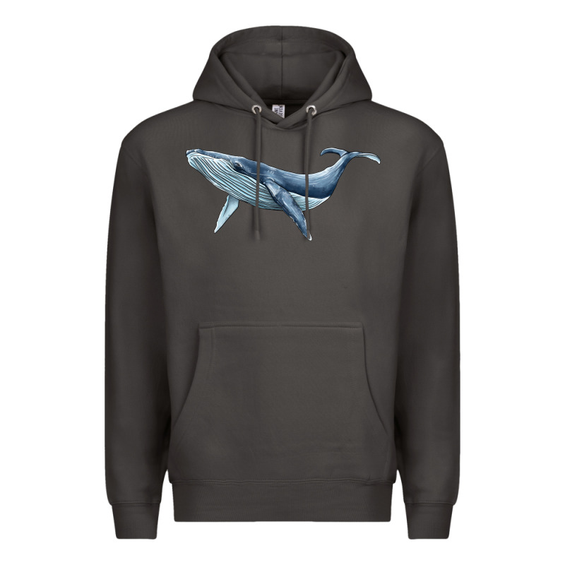 Humpback Whale Premium Hoodie by BarkalooDesign | Teevron