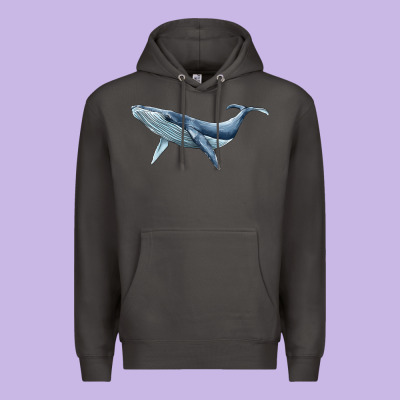 Humpback Whale Premium Hoodie Designed By Barkaloodesign
