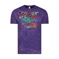 Cloud Purple merry christmas y'all Vintage Tee - CowhideDigitalArt