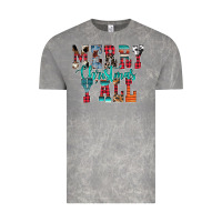 Cloud Rock merry christmas y'all Vintage Tee - CowhideDigitalArt