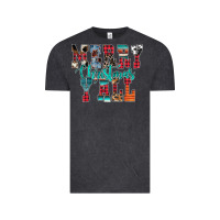 Vintage Black merry christmas y'all Vintage Tee - CowhideDigitalArt