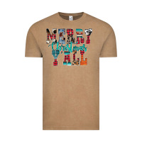 Vintage Coffee merry christmas y'all Vintage Tee - CowhideDigitalArt