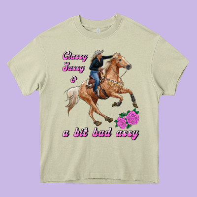 Classy Sassy & A Bit Bad Assy Heavy Core Tee Designed By Ranaportraitstore